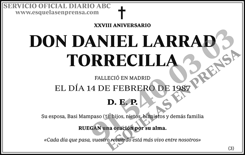 Daniel Larrad Torrecilla